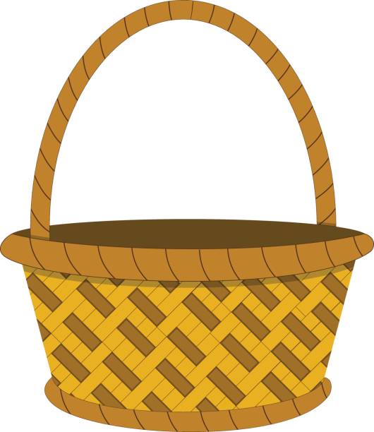 Wicker basket clipart - Clipground