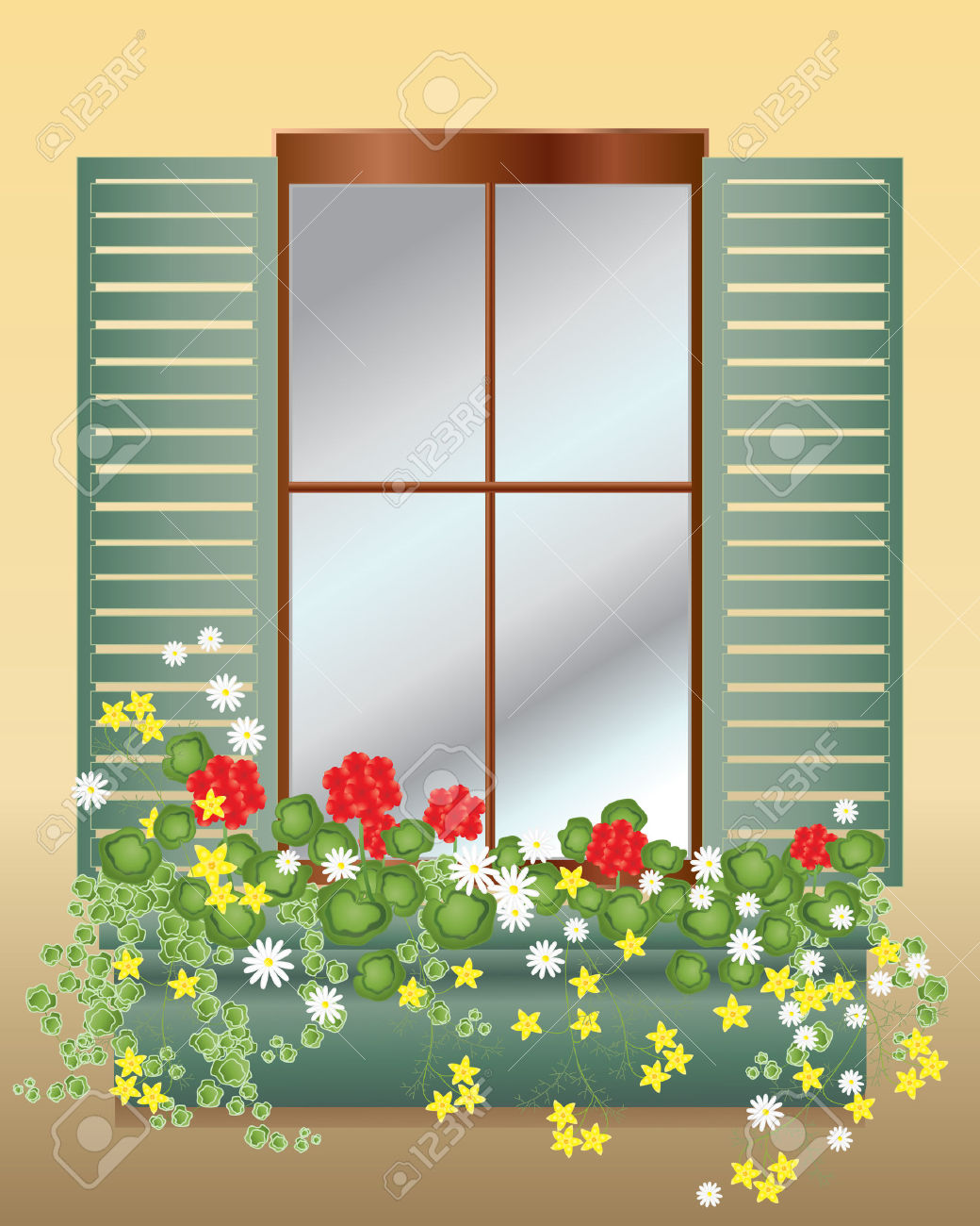 clipart house shutters - photo #2