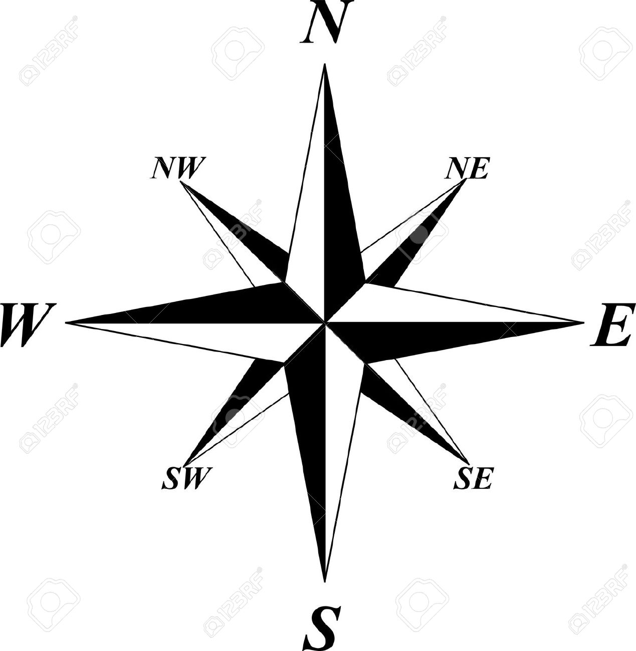 clipart wind rose - photo #40
