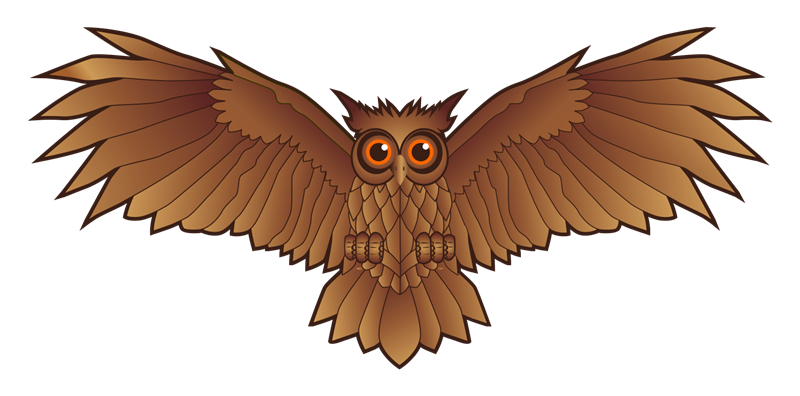 eagle owl clip art - photo #12