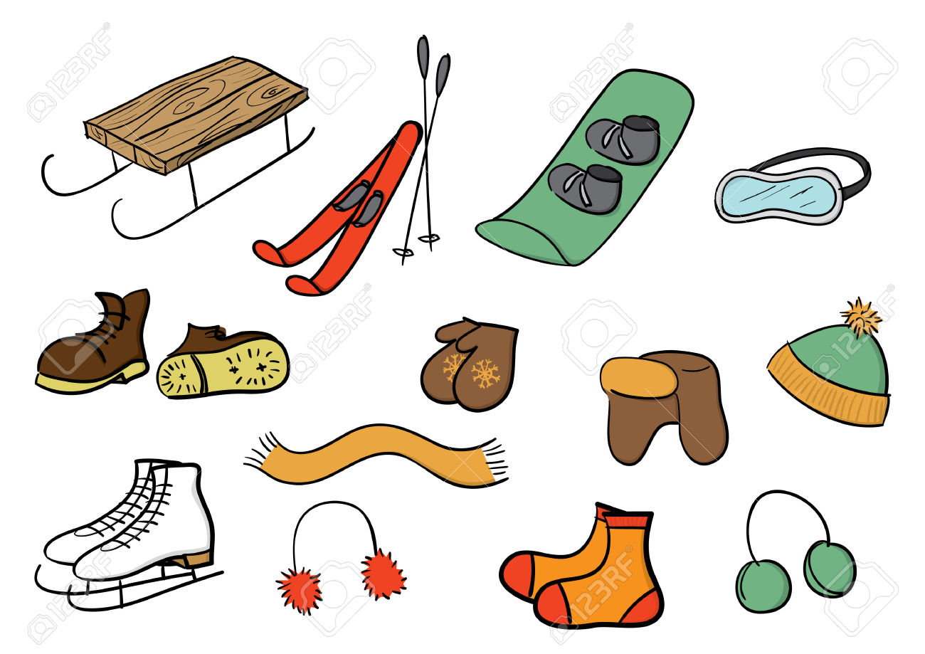 clipart winter clothing - photo #34
