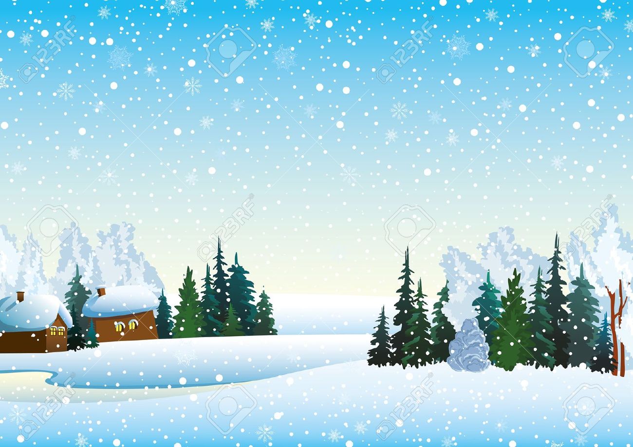 Landscape snow clipart - Clipground