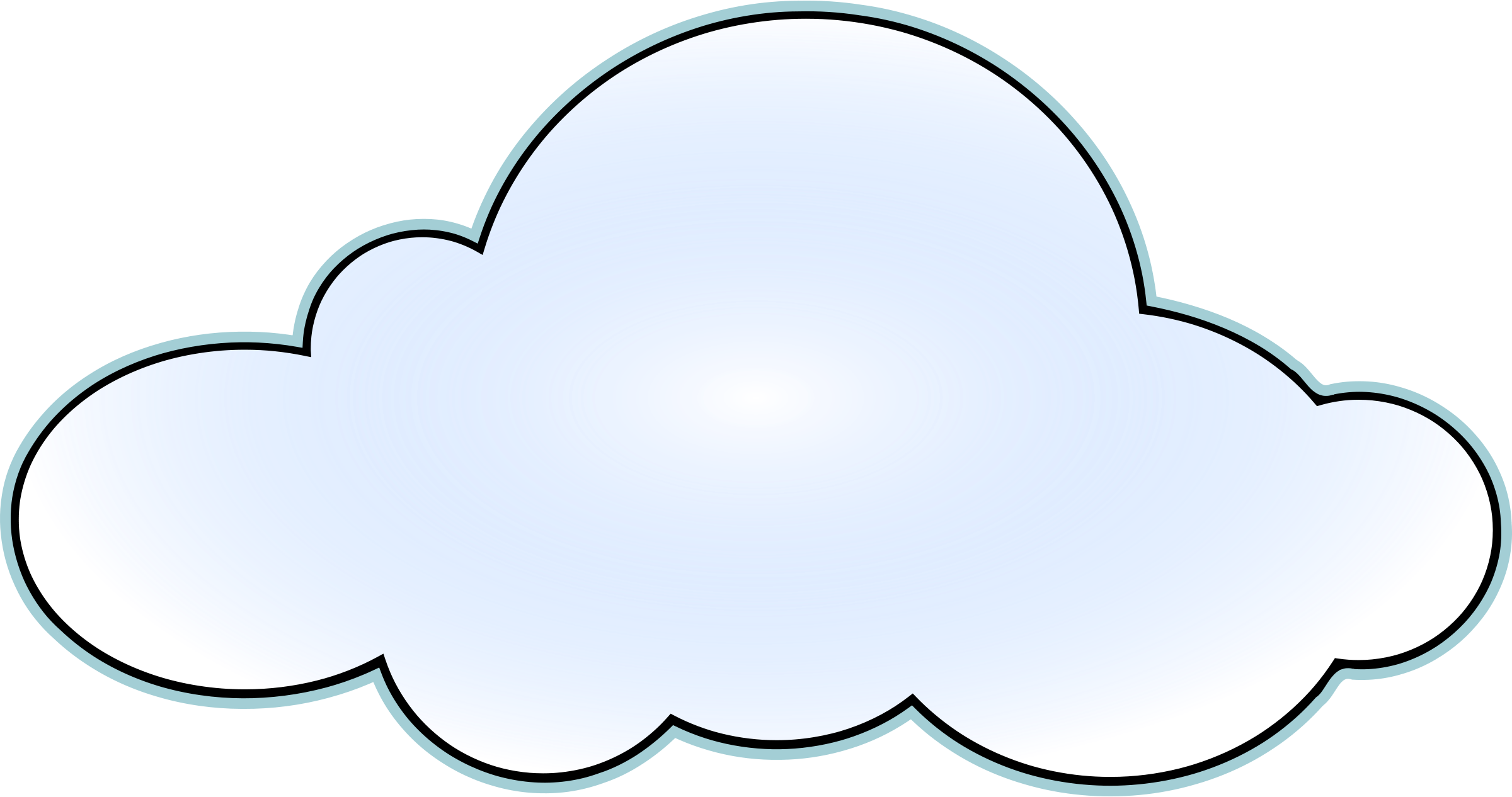 Blue white clouds clipart - Clipground