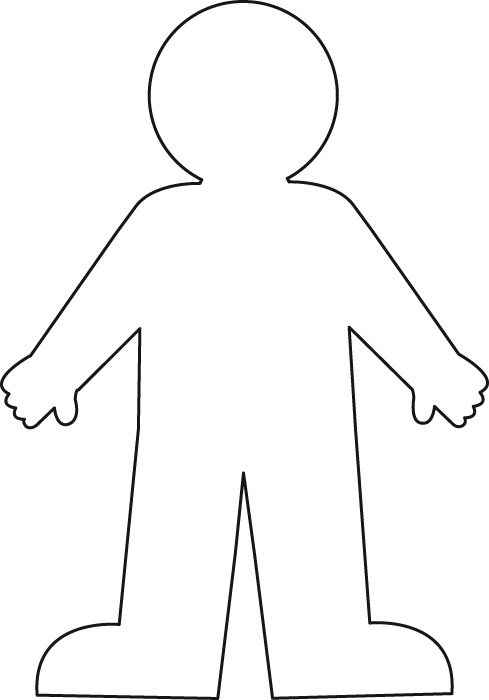 woman body outline clipart - Clipground
