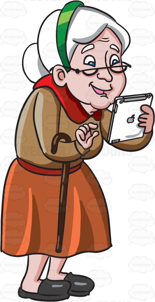 Old lady clipart - Clipground