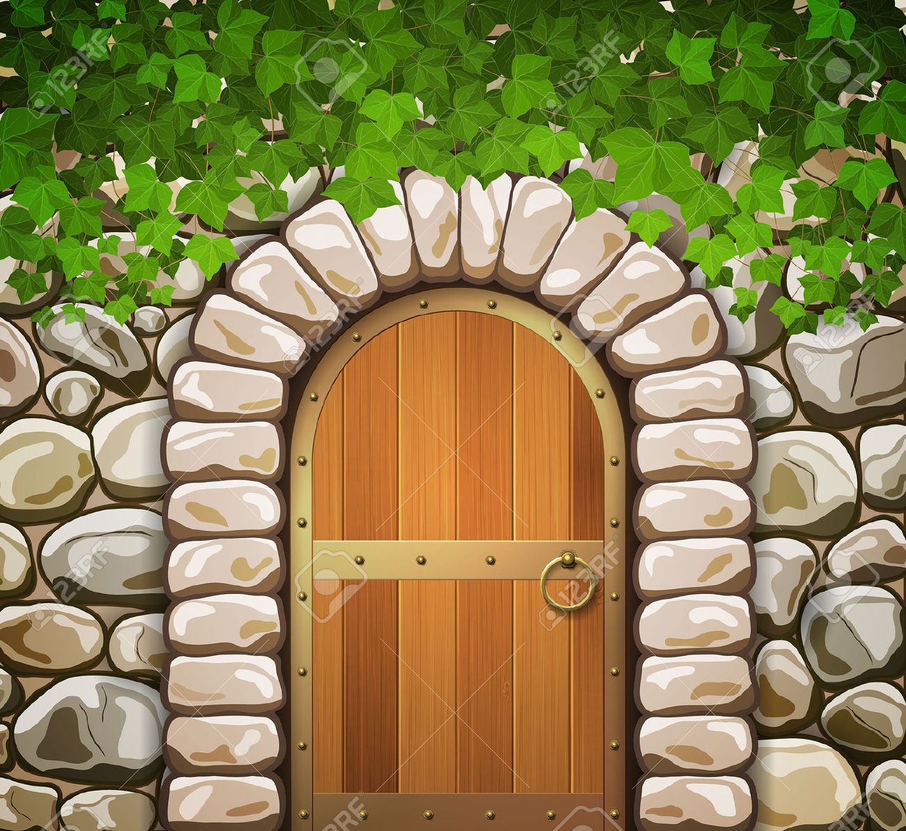 Arched door clipart - Clipground