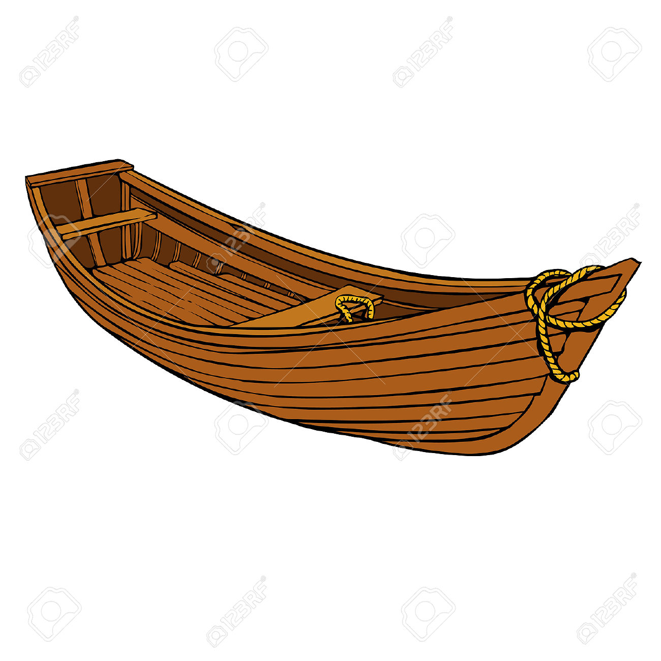 clip art wooden boat - photo #4