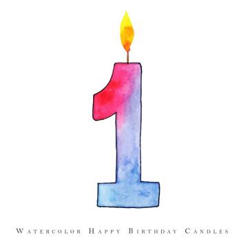 Birthday Candle PNG Images.