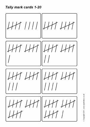 Printable Counting Flash Cards and Posters for Primary.
