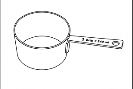 Cup clipart Measuring cup Measurement clipart.