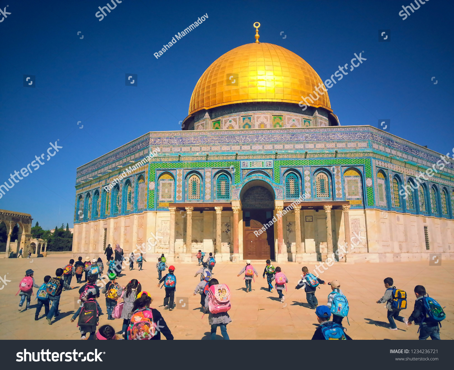 Jerusalem Palestine Golden Dome Al Aqsa Mosque Stock Photo (Edit Now.