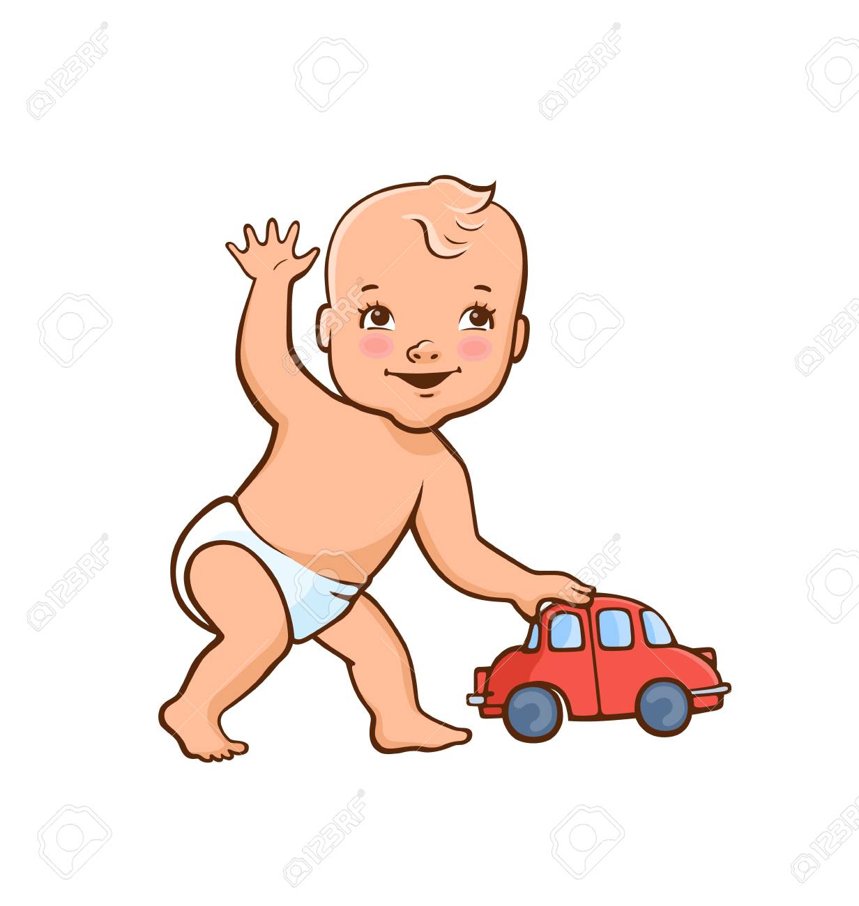 71881 Baby free clipart.