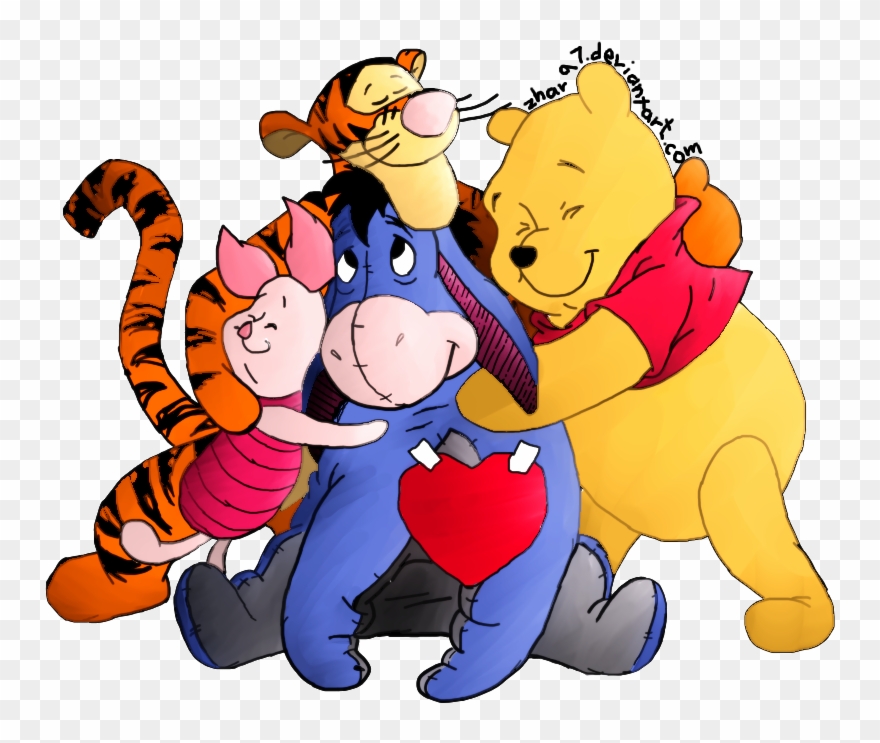 Winsome Winnie The Pooh Friends 10 100 Acre Hug Of.