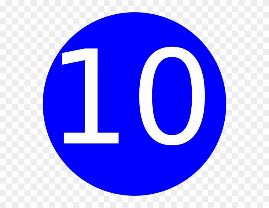 Grand Number 10 Clipart.