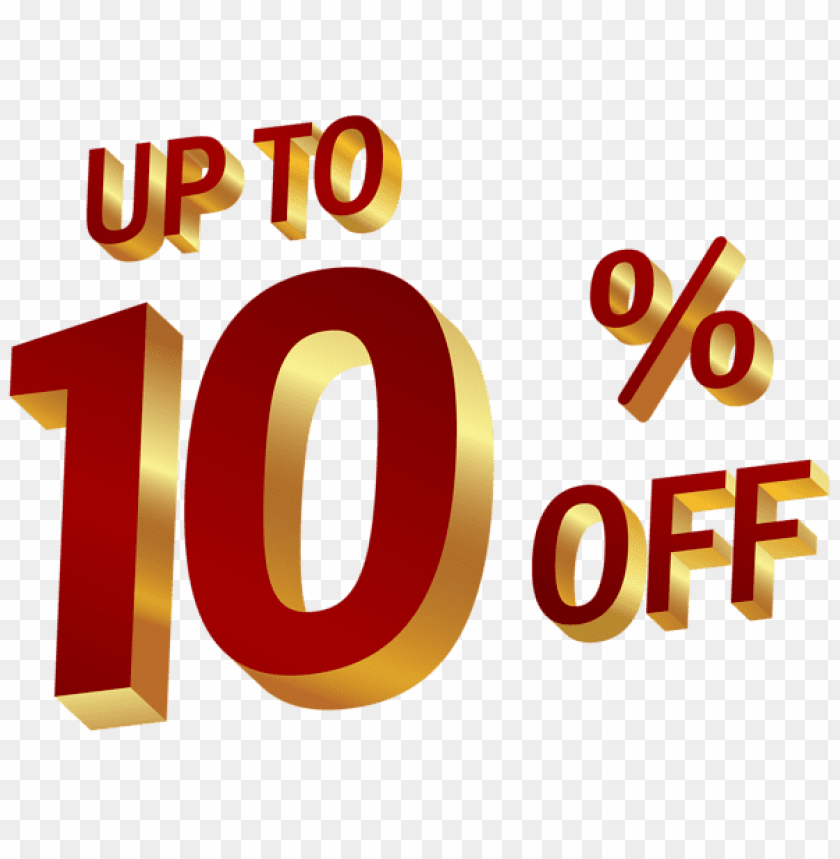 Download 10 percent discount clipart png photo.