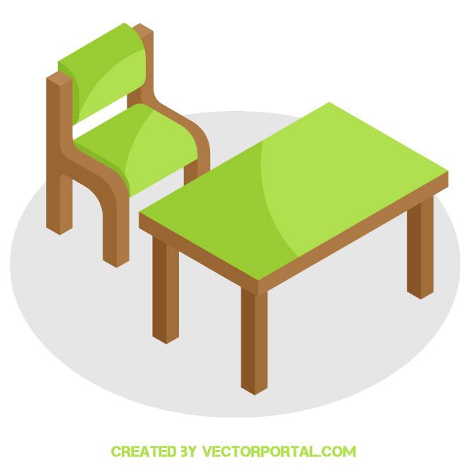 Table and chair clipart 5 » Clipart Station.