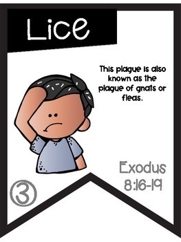 10 Plagues Banners in Color and Black & White ~combo pack~.