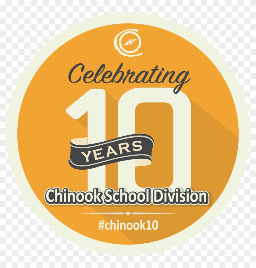 Chinook 10 Year Logo.