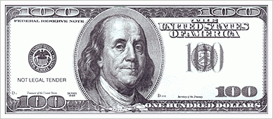 Bill clipart 100 dollar, Bill 100 dollar Transparent FREE.