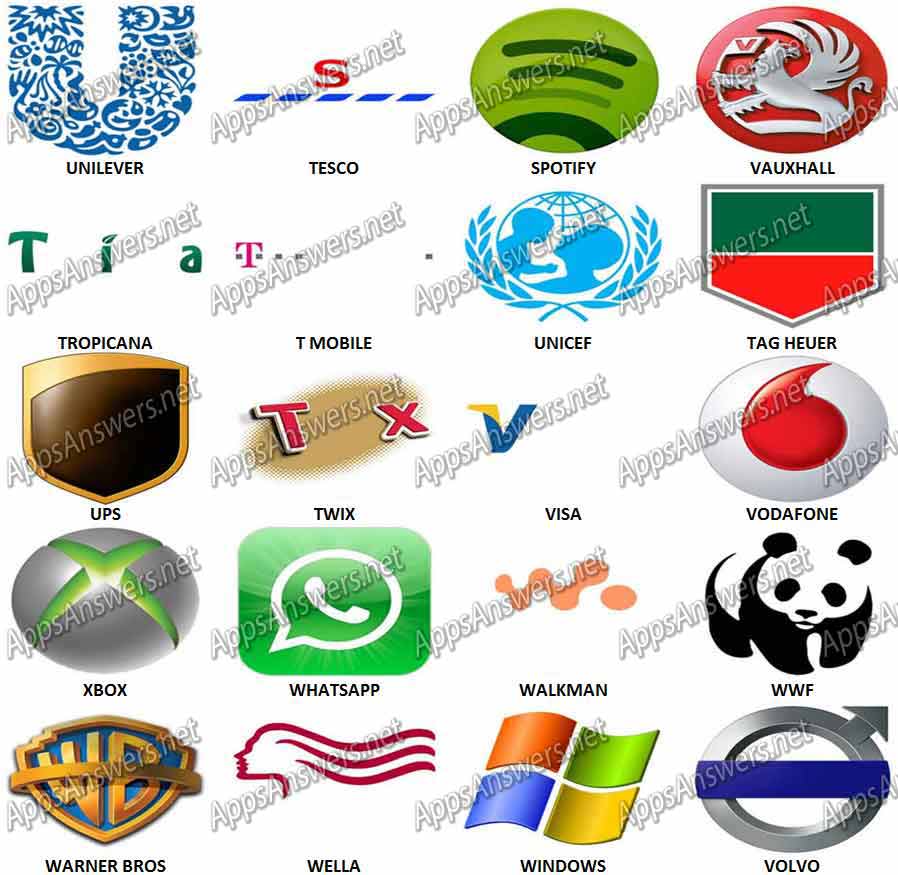 100 Pix Quiz Logos M.