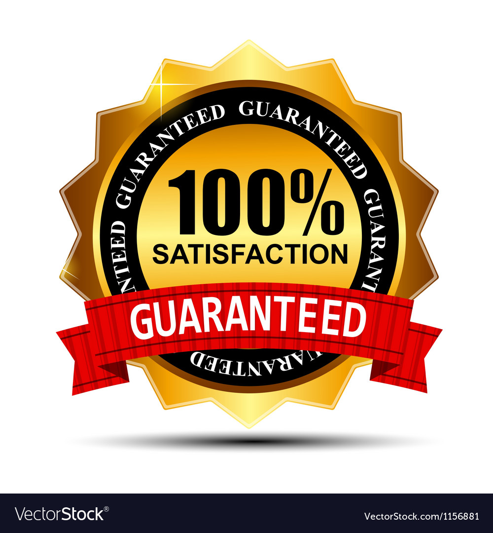 List 99+ Pictures 100 satisfaction guarantee logo free Superb