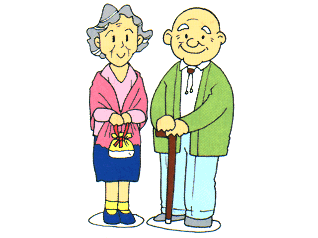 Grandparent clipart 100 year old person, Grandparent 100.