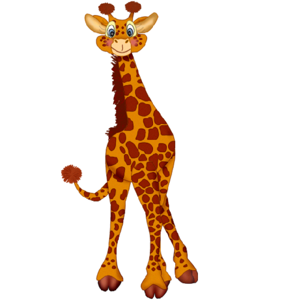 Baby Giraffe PNG Transparent Clipart Image #4.