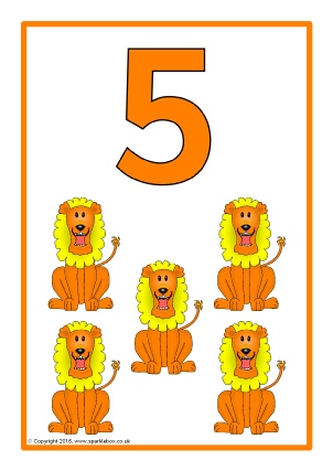 Printable Number Posters and Friezes for Primary School.