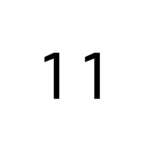 The Number 11 Png & Free The Number 11.png Transparent Images #25272.