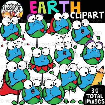 Earth Clipart {Earth Day Clipart}.
