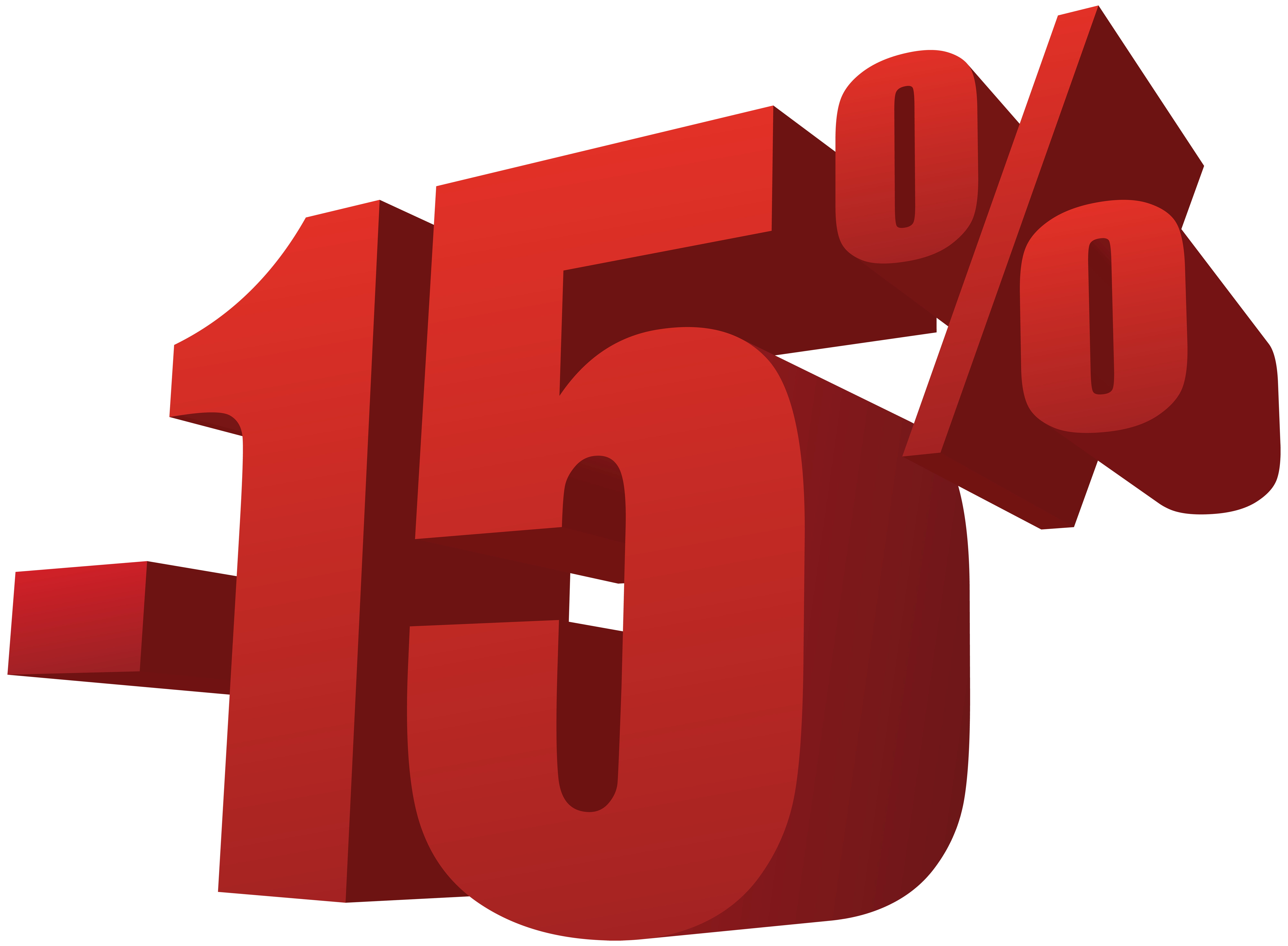 15% Off Sale PNG Transparent Image.
