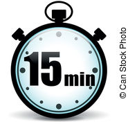 15 Minute Timer Clipart.