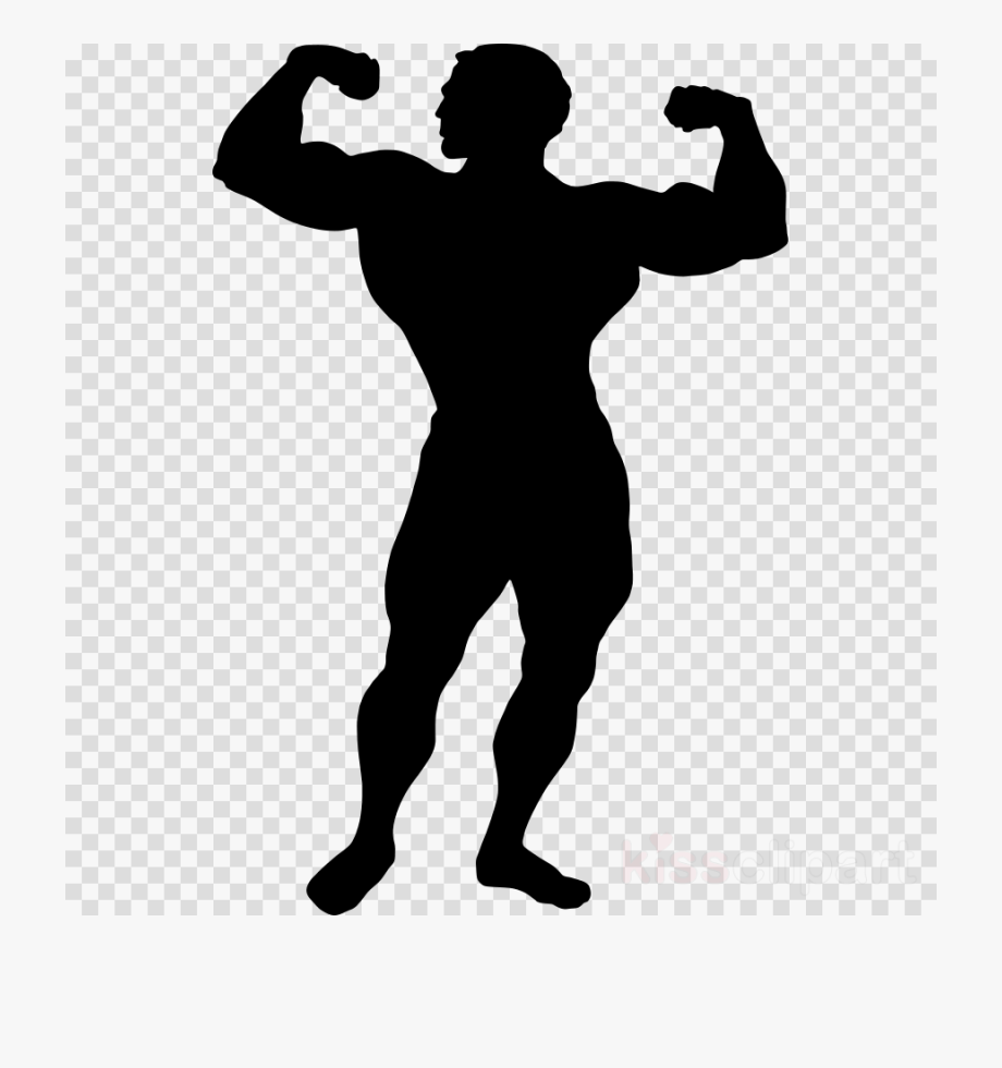 Muscular Man Silhouette Png , Transparent Cartoon, Free.