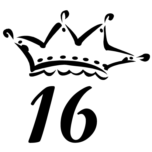 Sweet 16 Clipart.