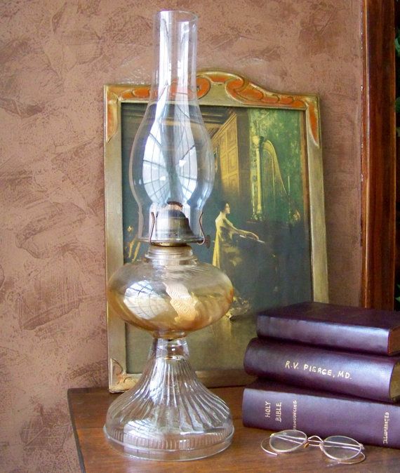 Vintage Oil Lamp Eagle Burner by cynthiasattic on Etsy.