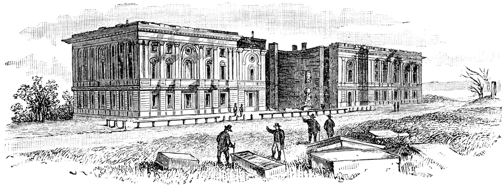 Remains of the Capitol After the Fire of 1814.