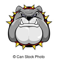 Bulldog Volleyball Clipart.