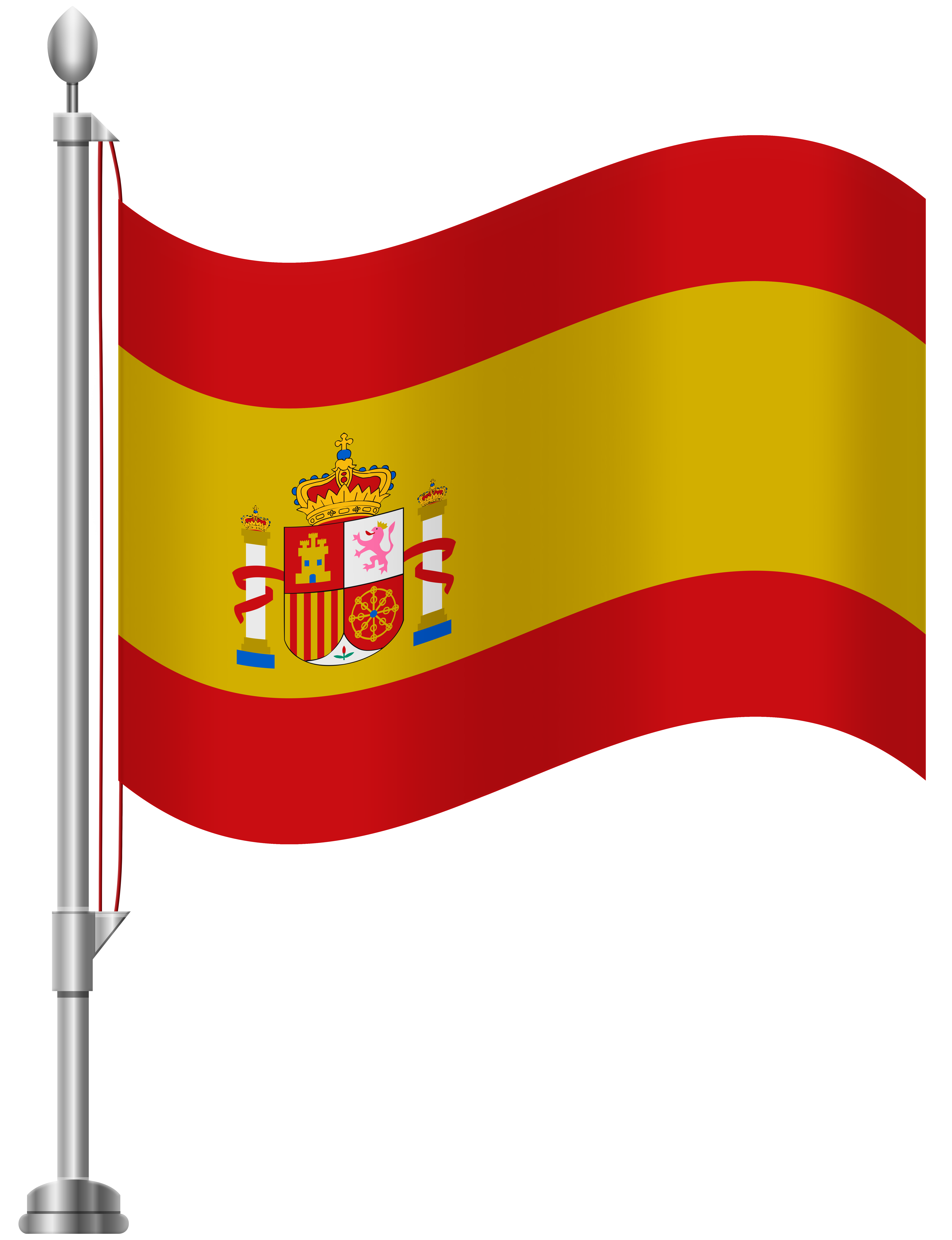 Spain Flag PNG Clip Art.