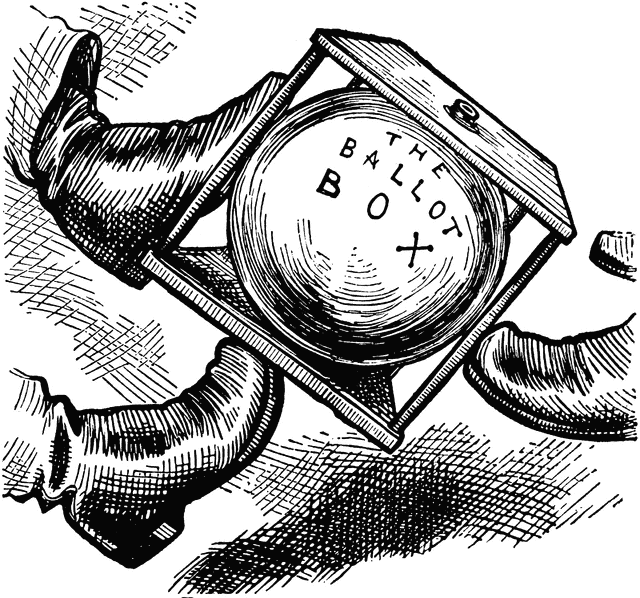 1876 Election's Ballot Box.