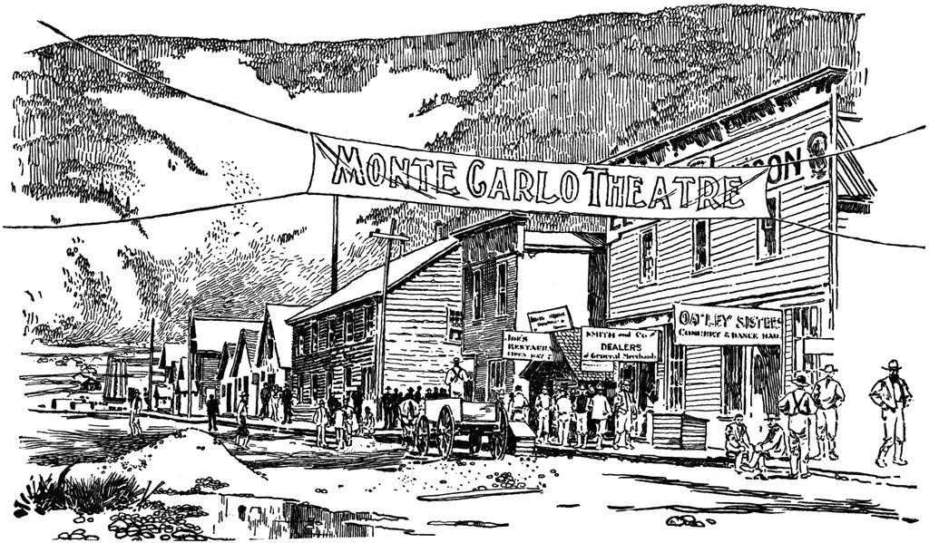 Main Street, Dawson City, July 1897.