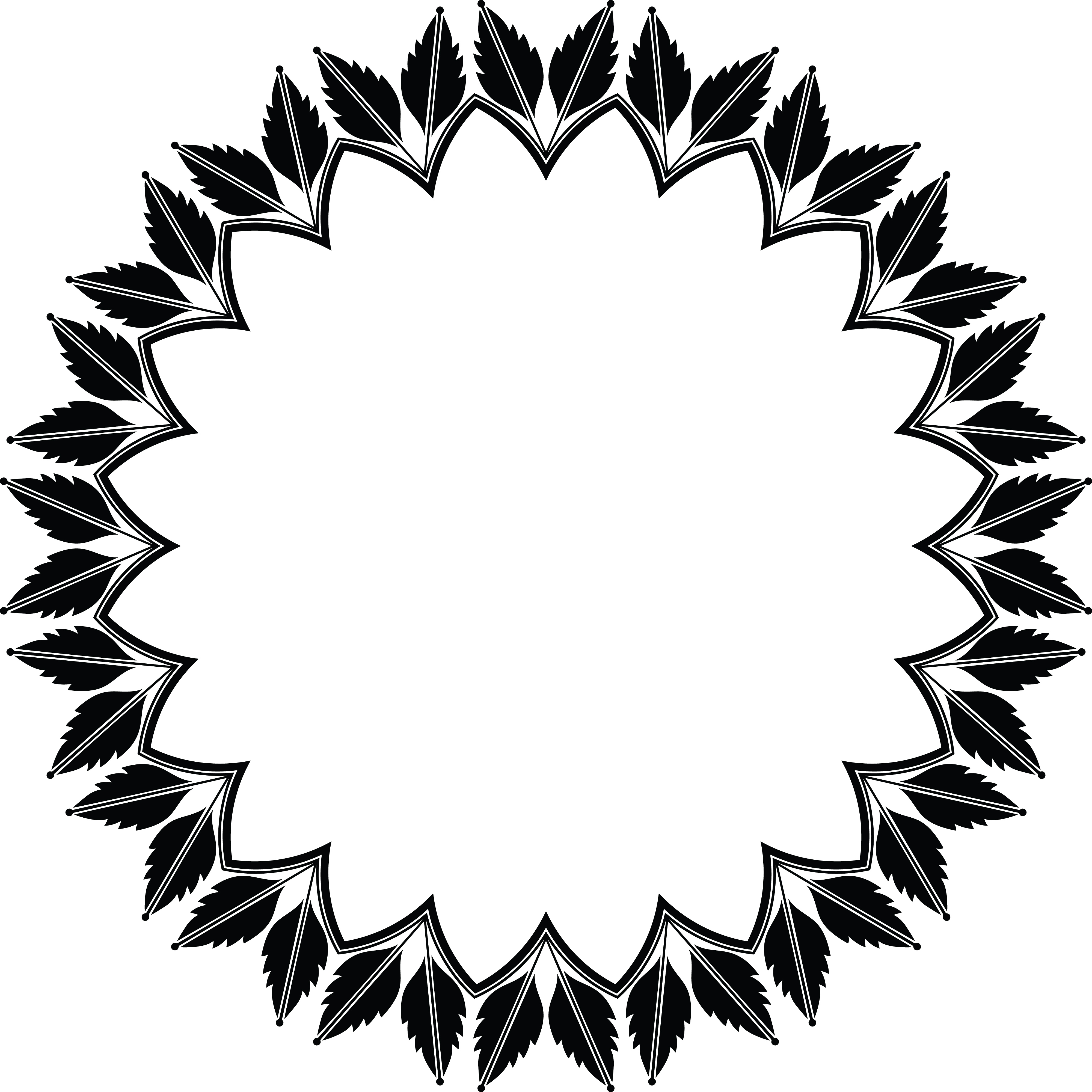Free Clipart Of A frame design element.