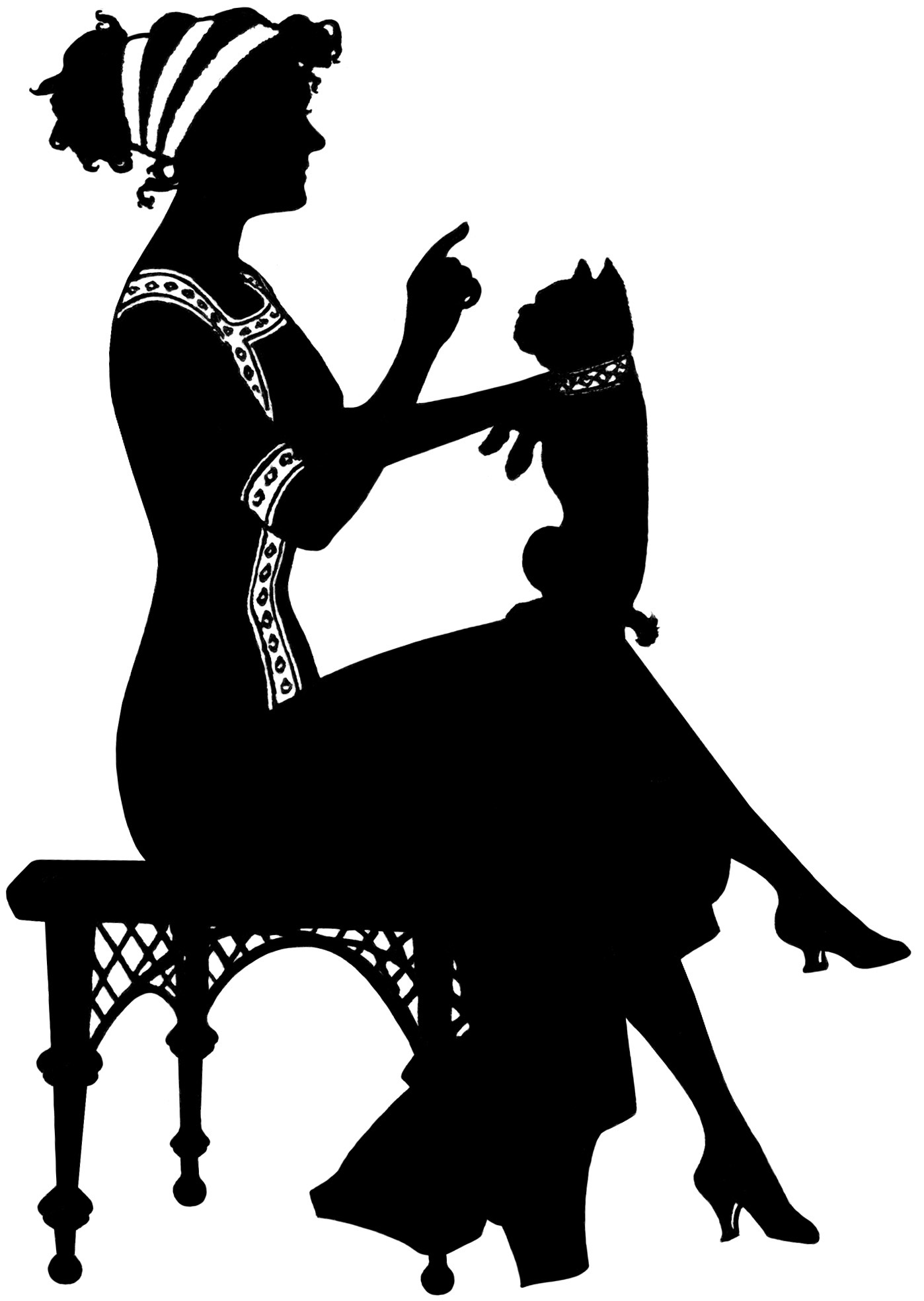 Free Victorian Lady Silhouette, Download Free Clip Art, Free.