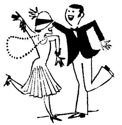 1920s The Roaring Twenties Clipart.