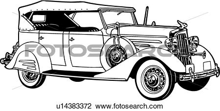 Clipart of , 1920, 1930, 1934, automobile, car, chevrolet, chevy.