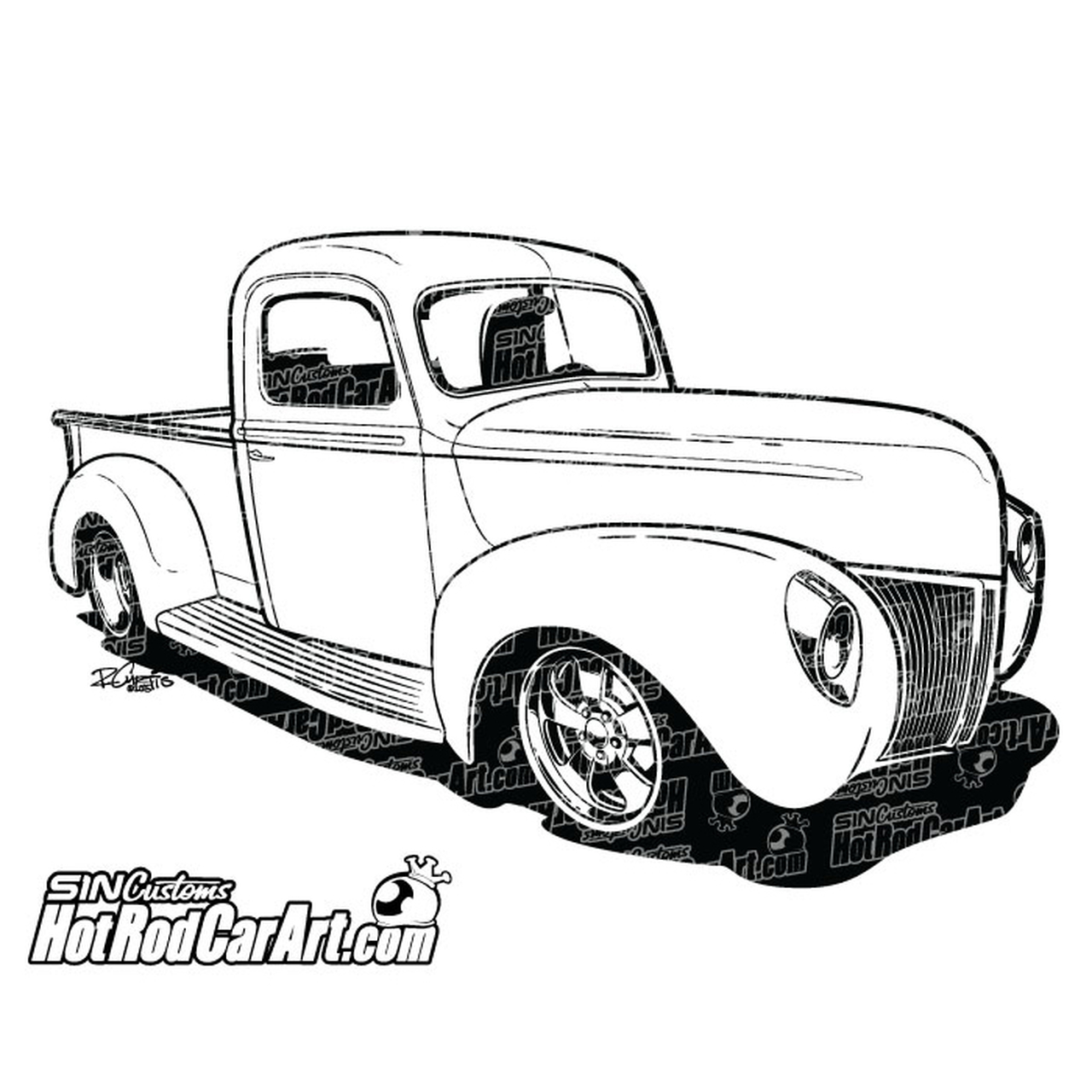 1940 Ford Pickup Truck.