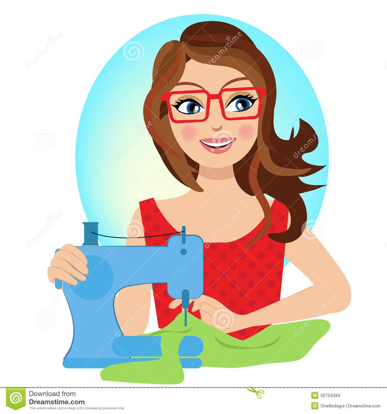 Craft Woman Clipart.