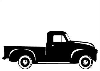 923 Pickup Truck free clipart.