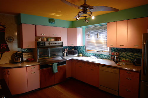 1950s kitchen.