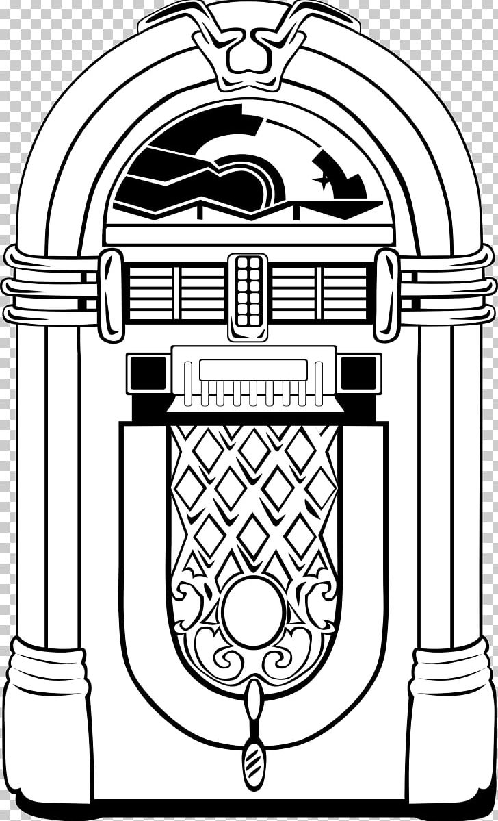 Jukebox 1950s PNG, Clipart, 1950s, Area, Art, Black And.