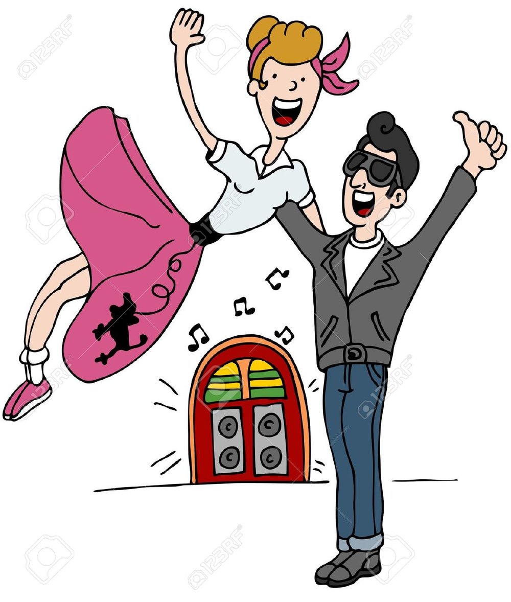 Sock Hop Photos Clipart.